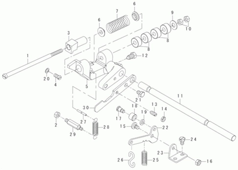 MB-1377 - 9. STOP MOTION MECHANISM COMPONENTS фото