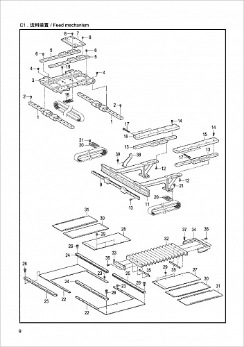 4 T3020 Feed mechanism