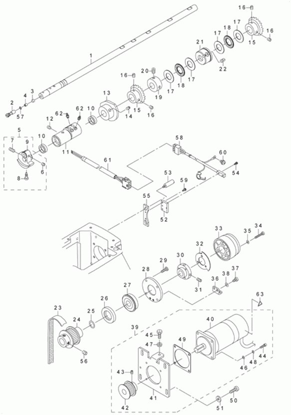 AVP-875S - 2. MAIN SHAFT COMPONENTS фото