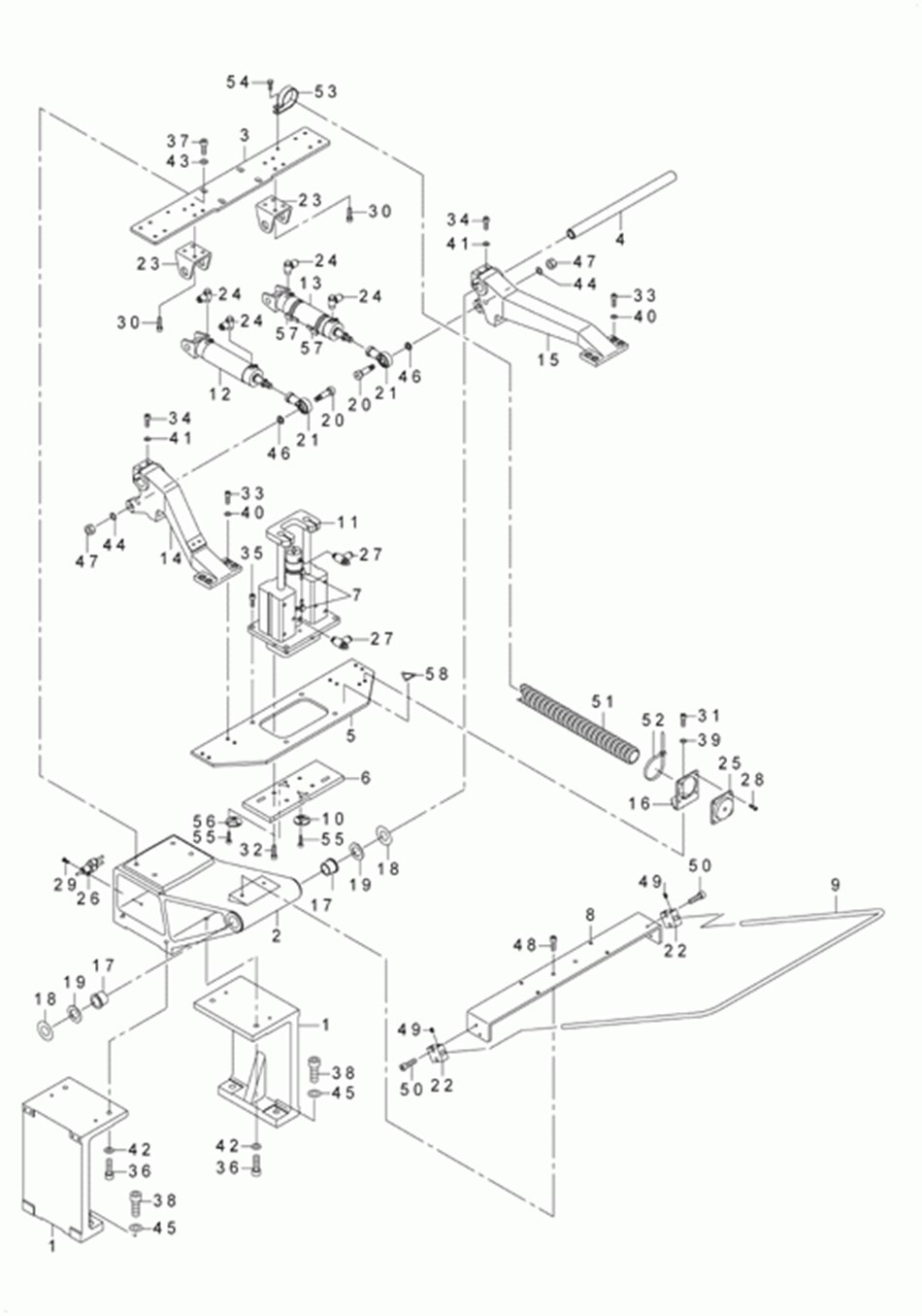 AVP-875S - 16. CREASE MECHANISM COMPONENTS фото