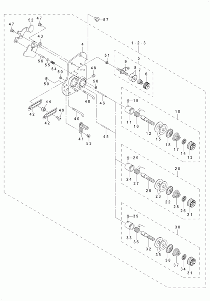 LH-3528ASF - 3.TENSION POST COMPONENTS фото