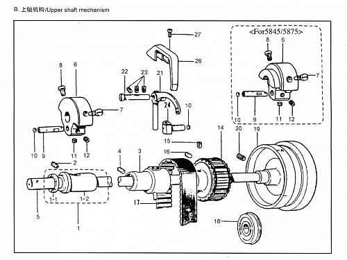 2 UPPER SHAFT MECHANISM