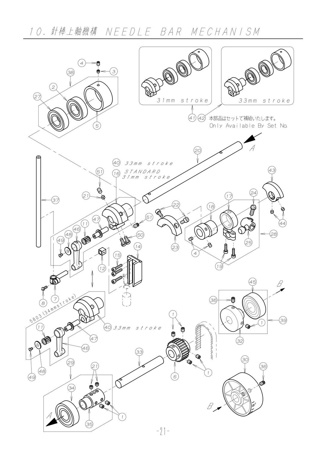 10 NEEDLE BAR MECHANISM