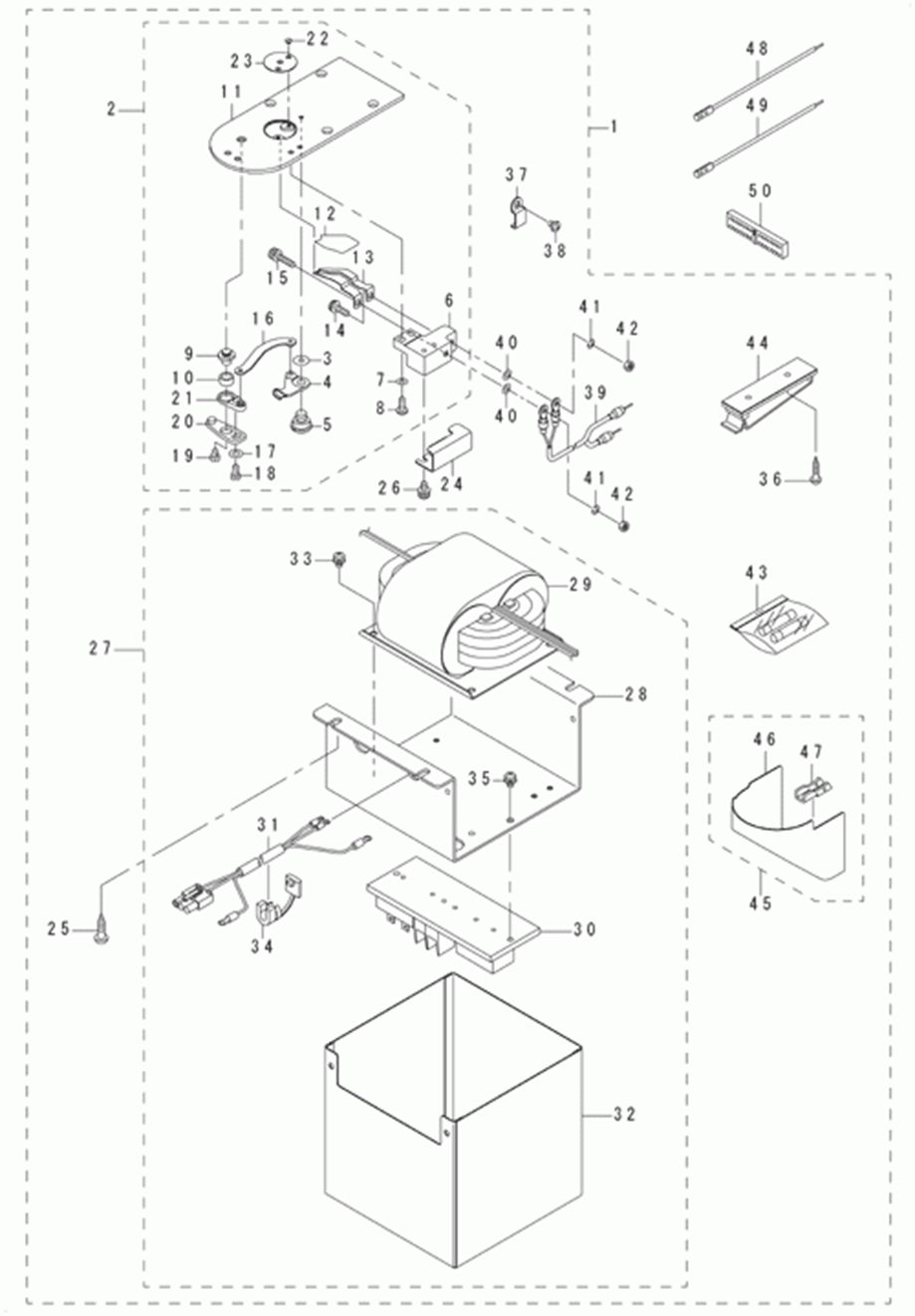 LK-1941ZA - 23.OPTIONAL PART COMPONENTS(2) фото