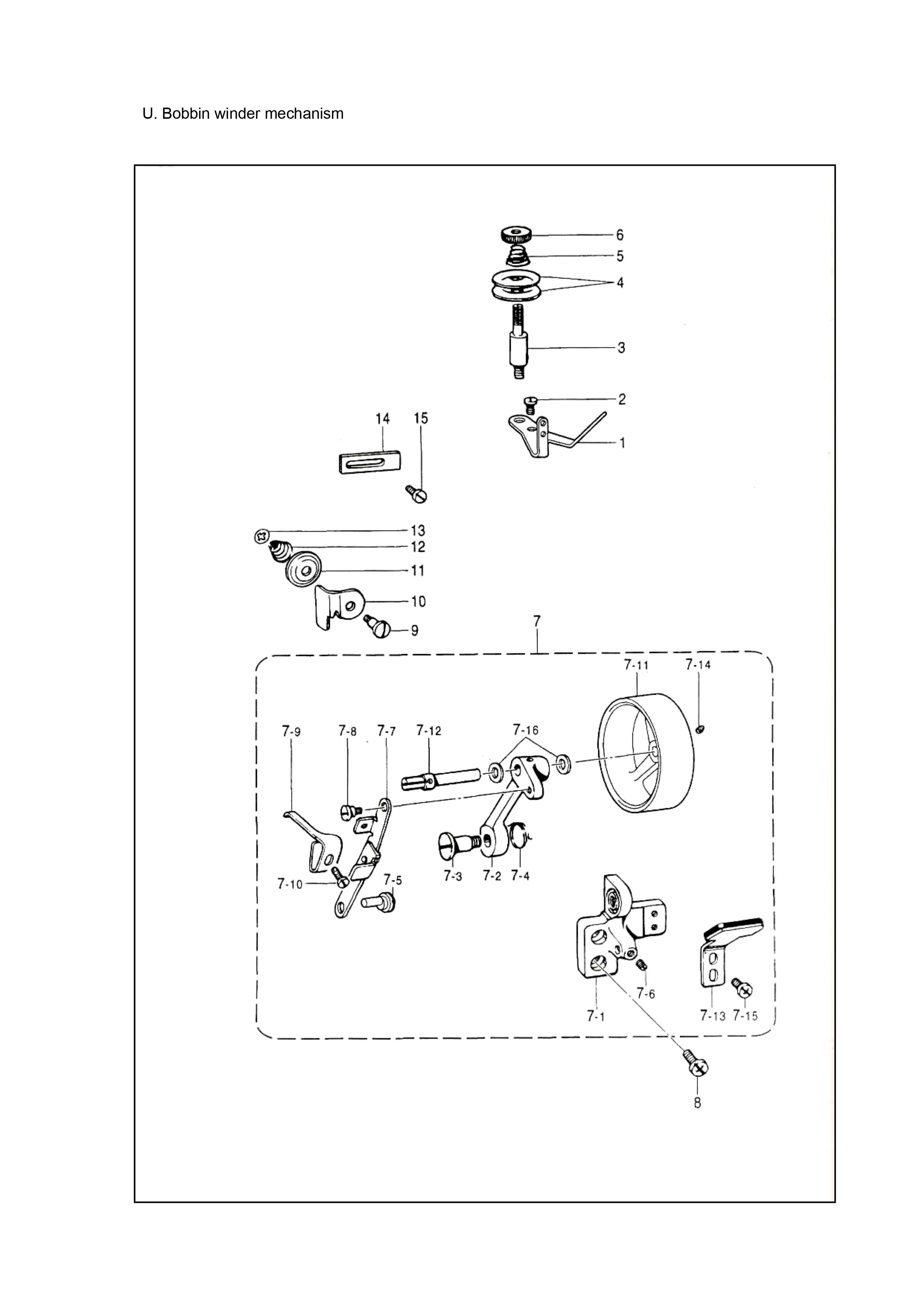 21 BOBBIN WINDER