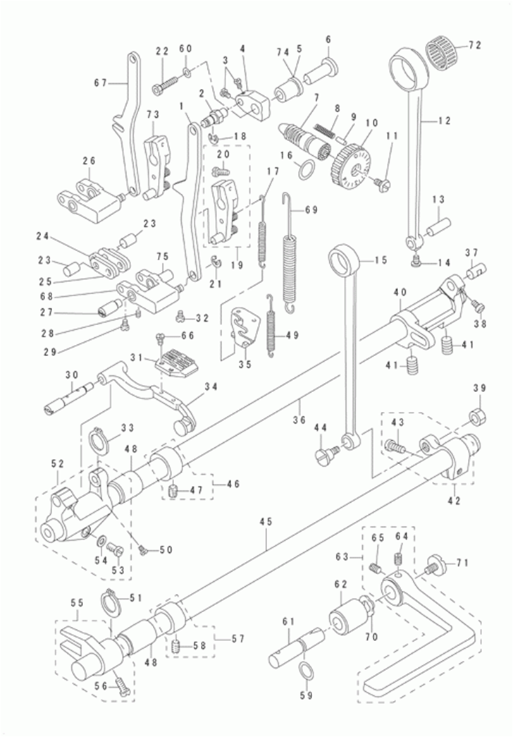 DLM-5400N-7 - 5. FEED MECHANISM COMPONENTS фото