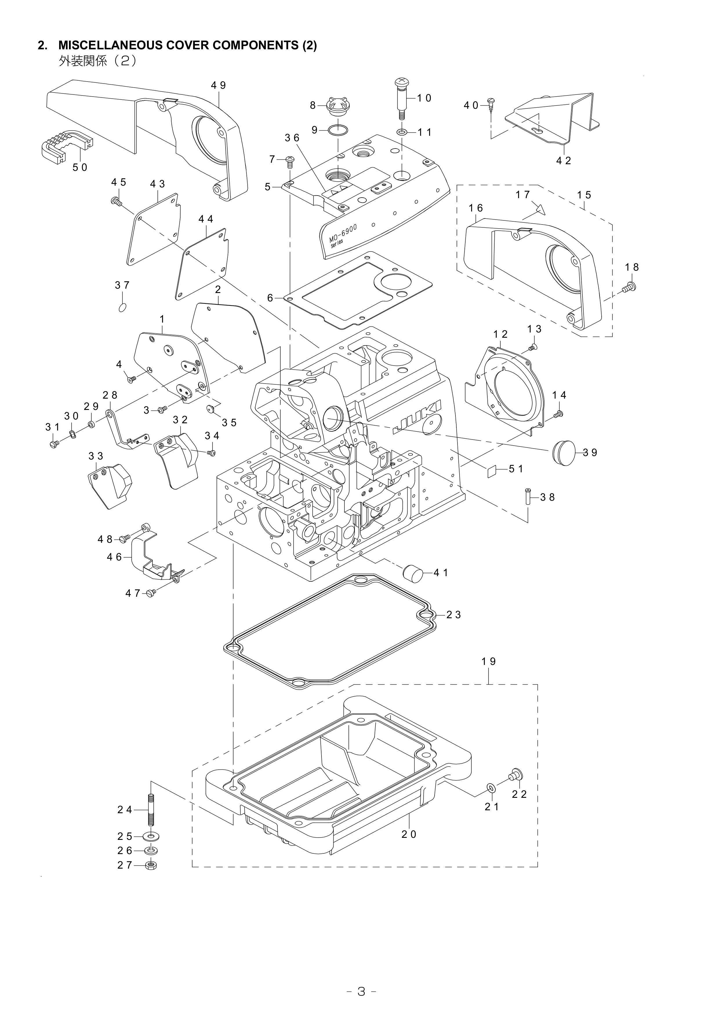 2 MISCELLANEOUS COVER COMPONENTS (2) фото