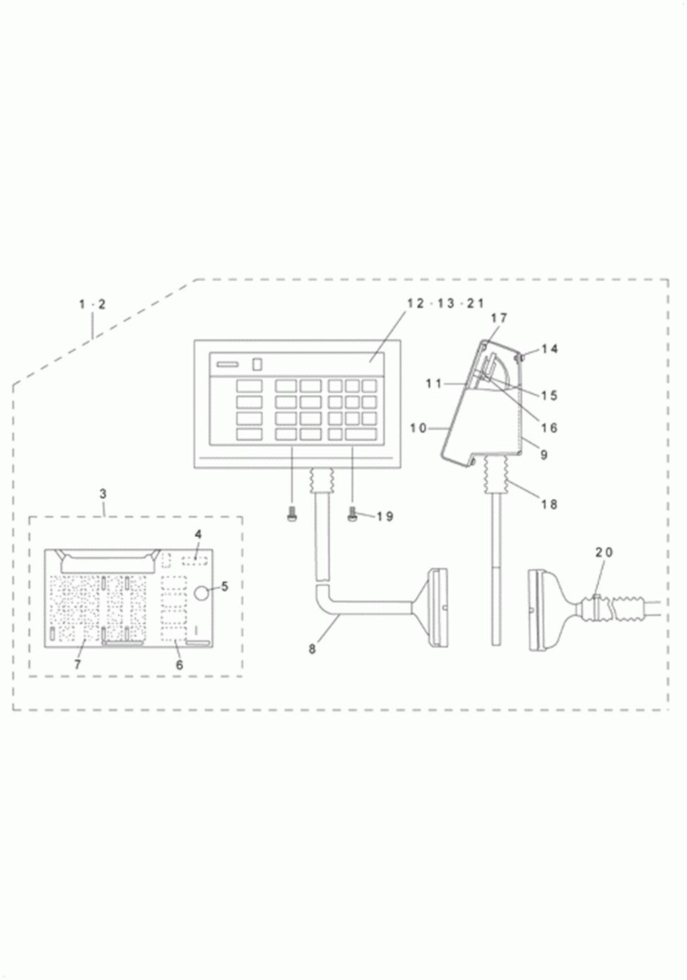 AMS-224C - 20.OPERATION BOX COMPONENTS фото