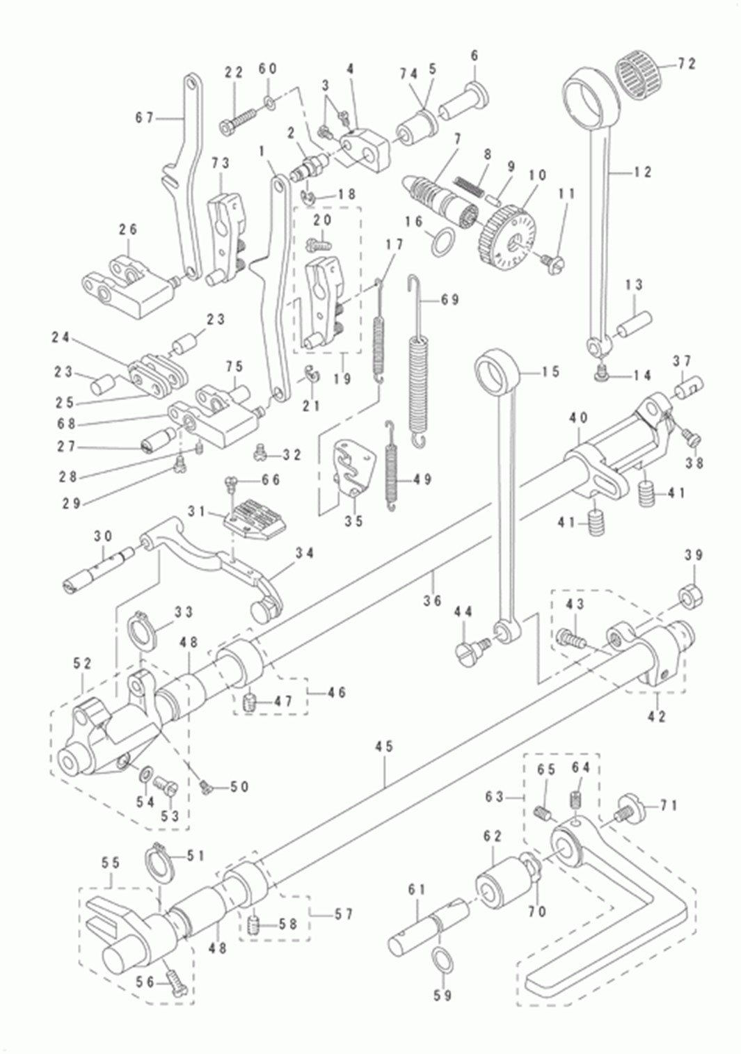 DLN-5410NJ-7 - 5. FEED MECHANISM COMPONENTS фото