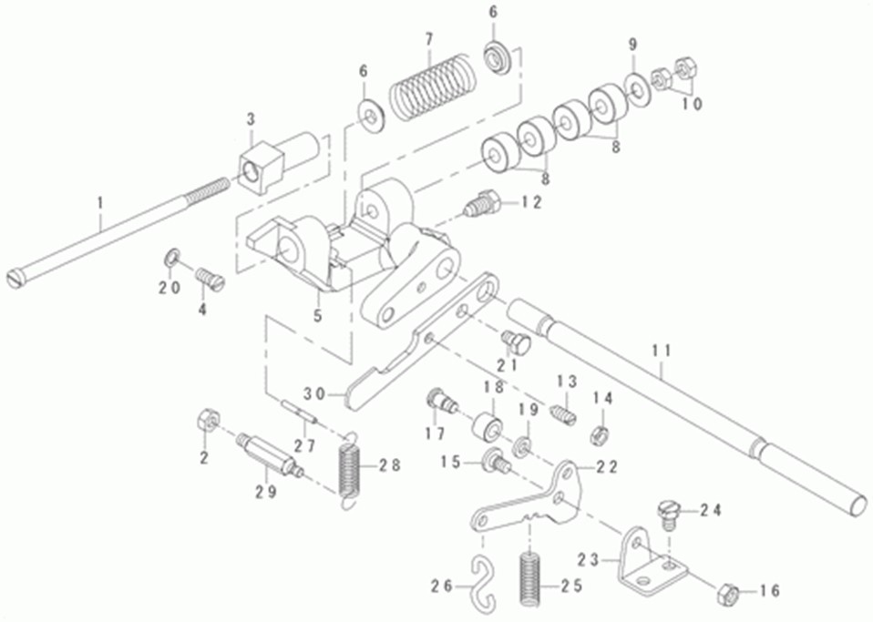 MB-1373 - 9. STOP MOTION MECHANISM COMPONENTS фото