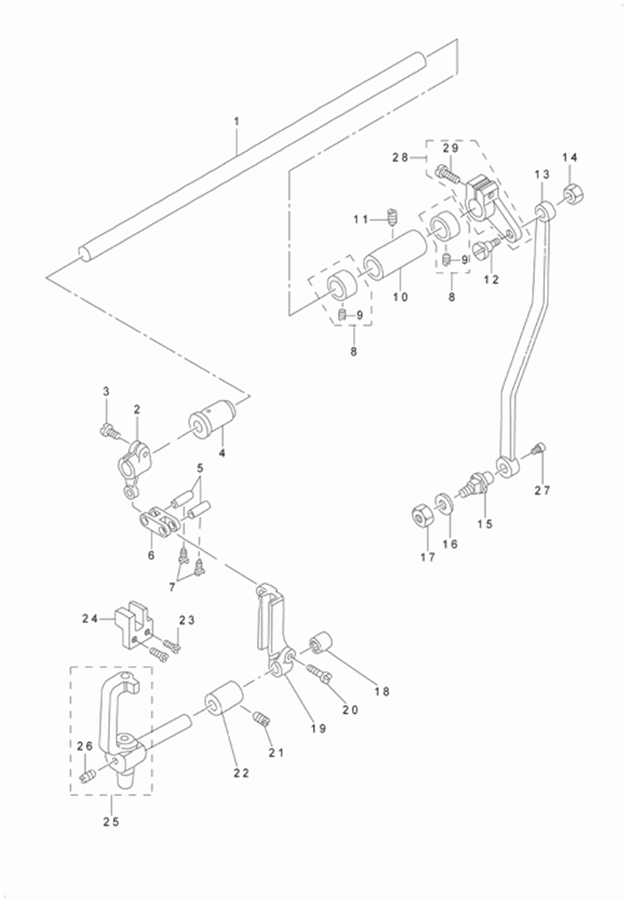 DLM-5400N-7 - 7. NEEDLE BAR FRAME COMPONENTS фото