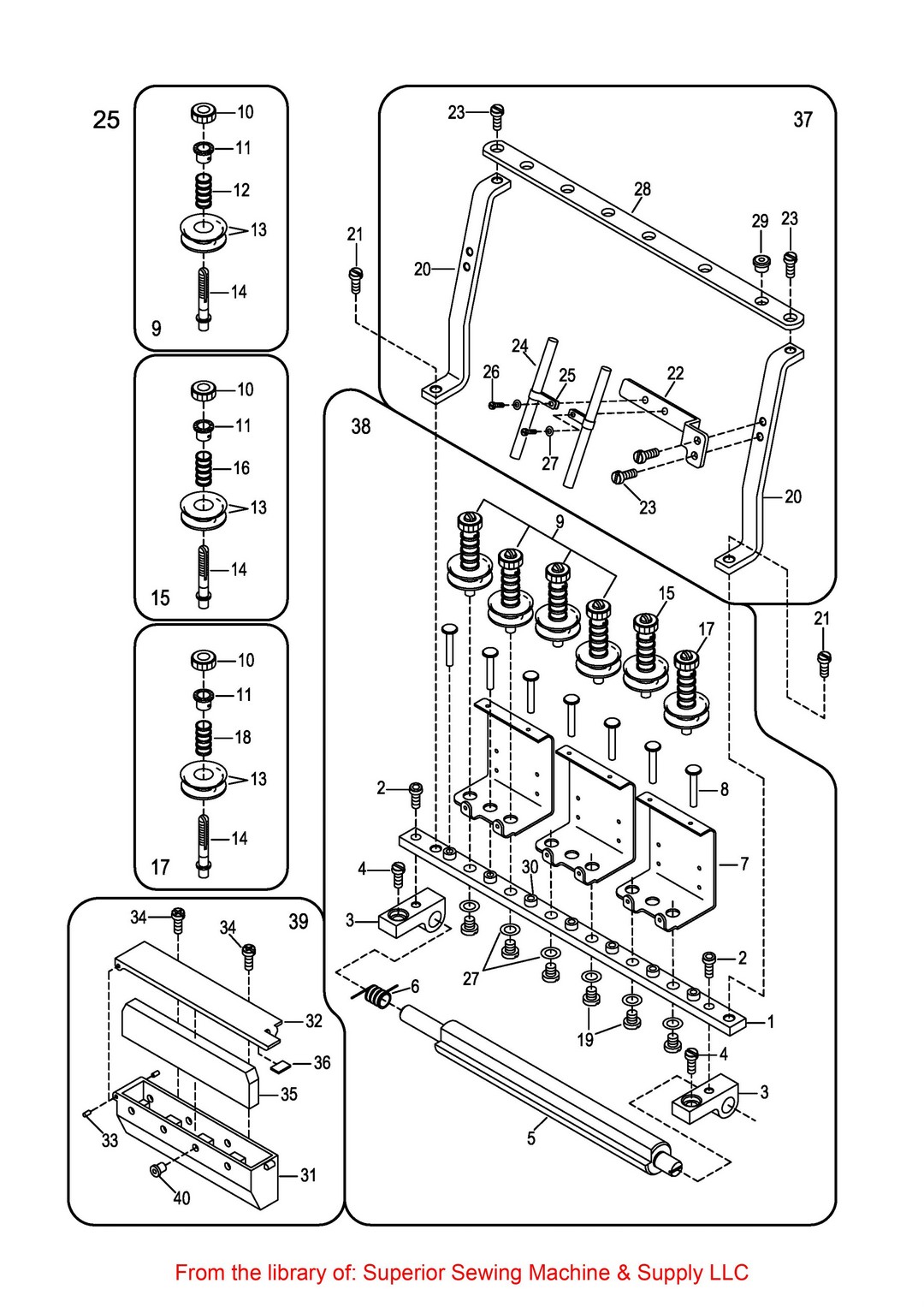 21 Thread Tension Mechanism