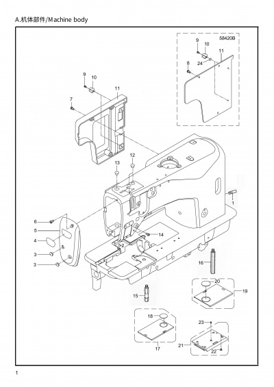 1 MACHINE BODY