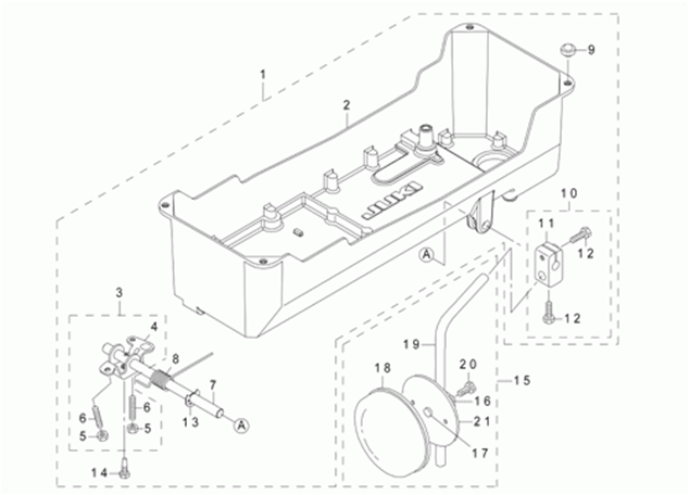 LH-3528ASF - 12.BOTTOM COVER COMPONENTS фото