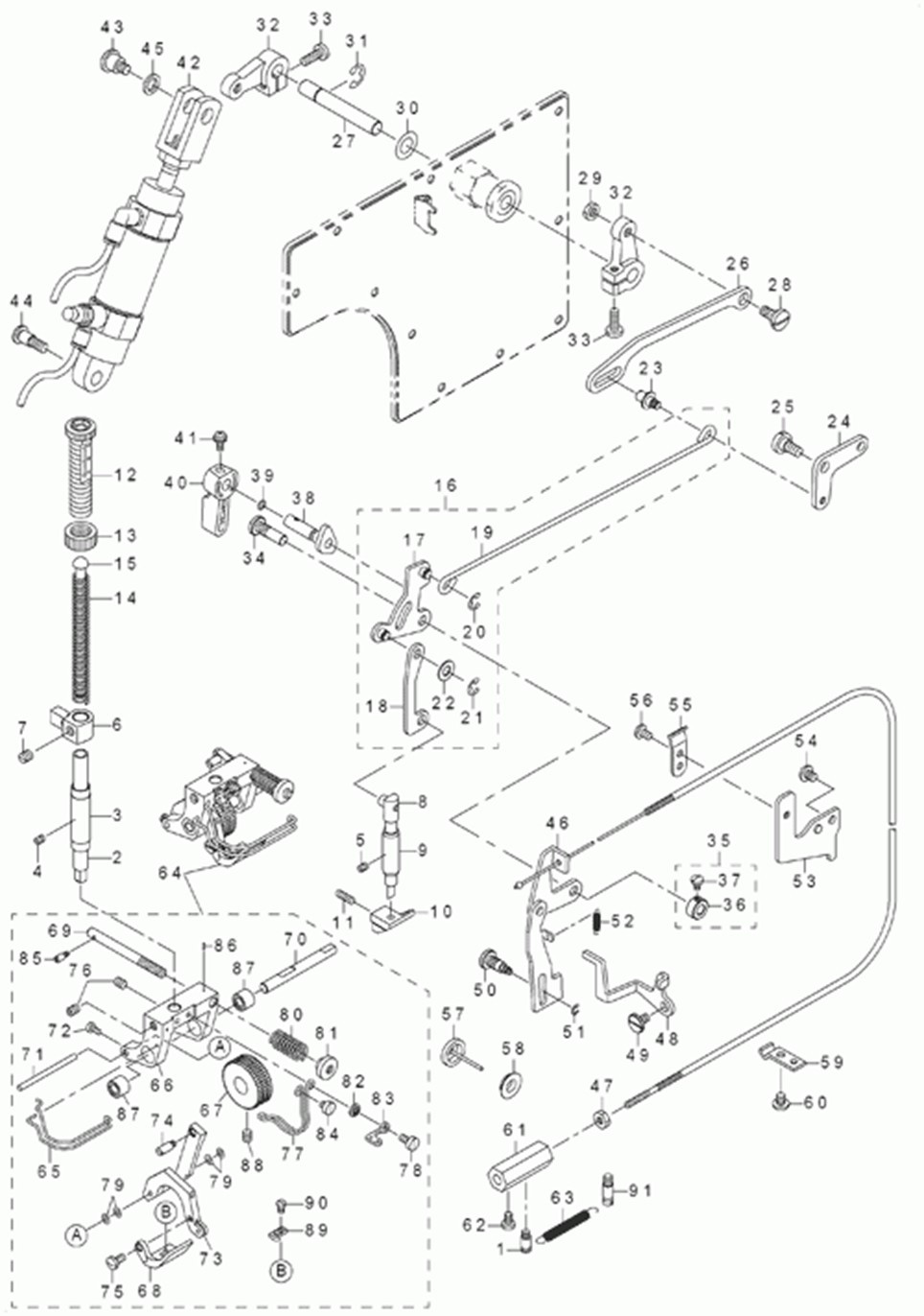 DLN-6390-7 - 4.HAND LIFTER COMPONENTS фото