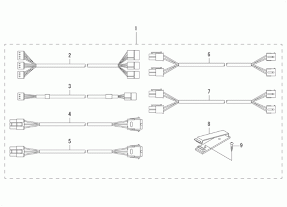 LK-1942GA - 18.EXTENSION CABLE COMPONENTS фото