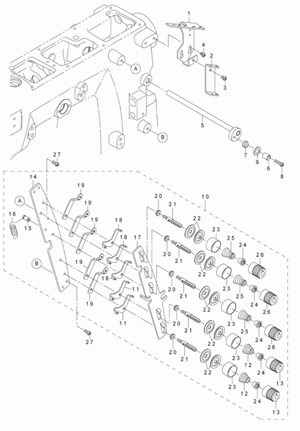 MF-7723 - 12. THREAD TENSION COMPONENTS фото