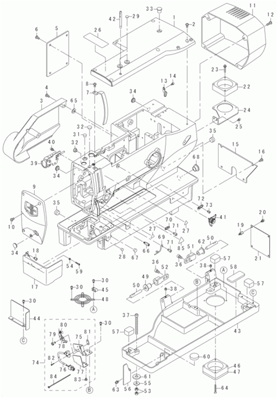 LBH-1790 - 1. FRAME & MISCELLANEOUS COVER COMPONENTS (1) фото