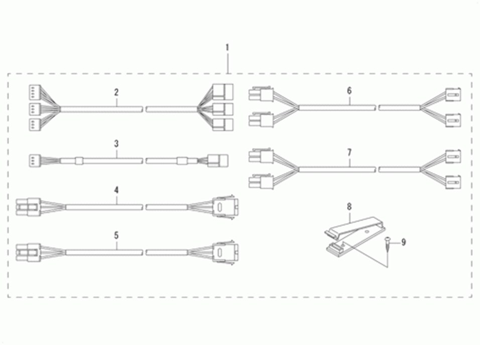 LK-1942HA - 18.EXTENSION CABLE COMPONENTS фото