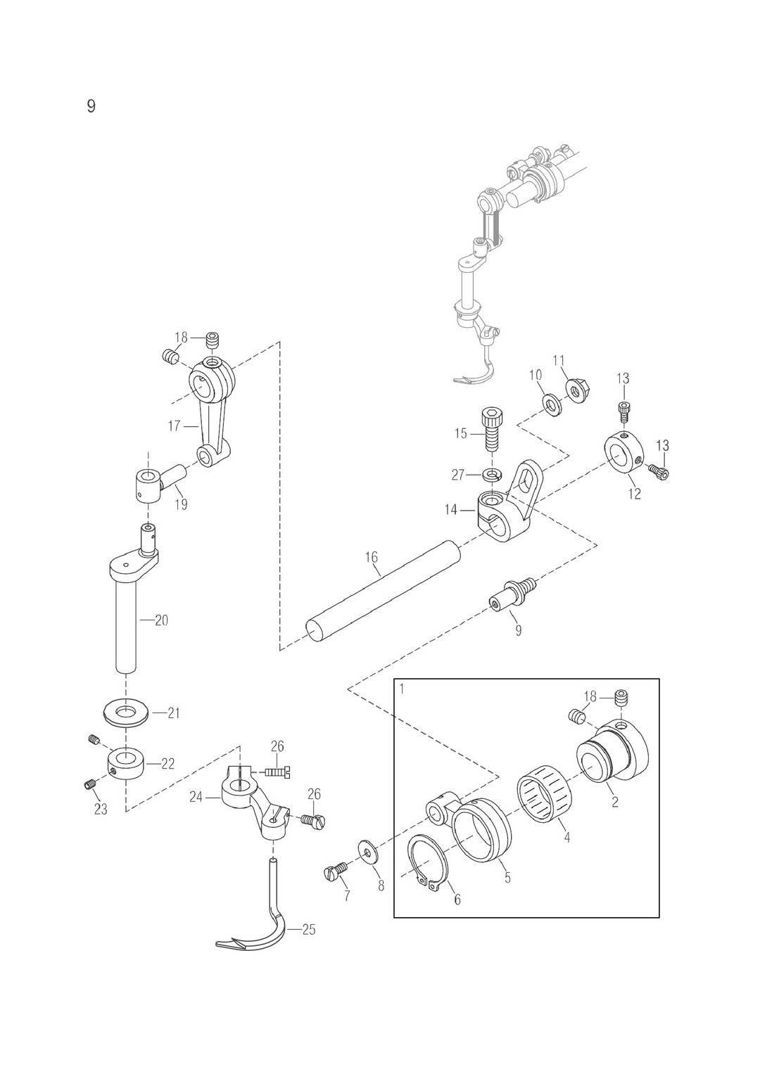 9 VG-888S SPREADER MECHANISM