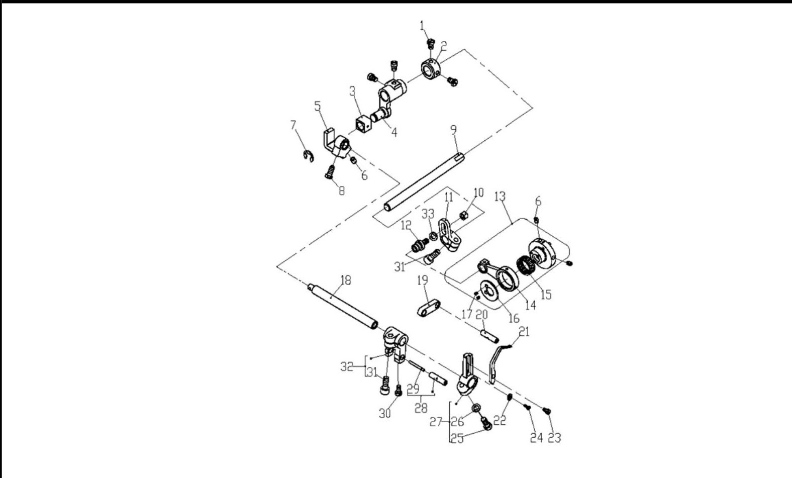 13 FRONT LOOPER ASSEMBLIES