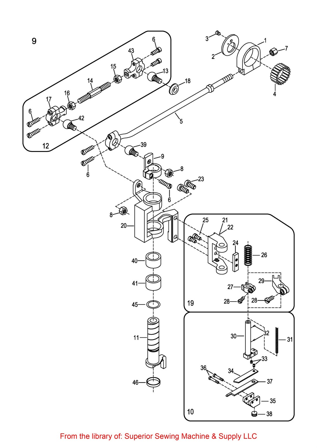 5 Sreacer & Knife Drive Mechanism