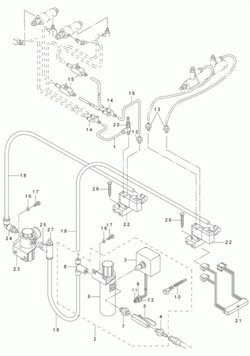 AMS-223C - 15. PNEUMATIC COMPONENTS фото