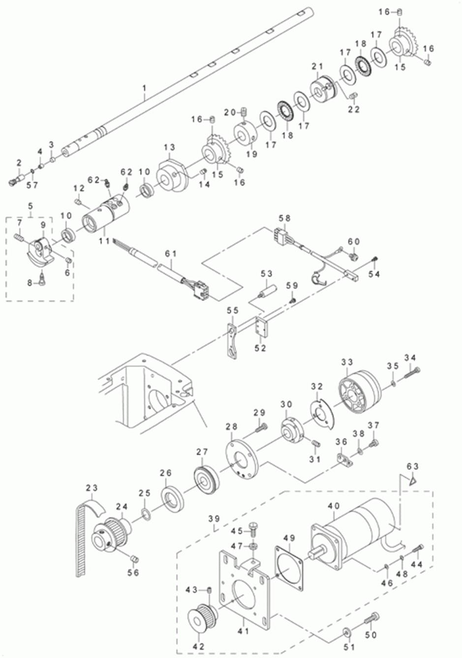 AVP-875A - 2. MAIN SHAFT COMPONENTS фото