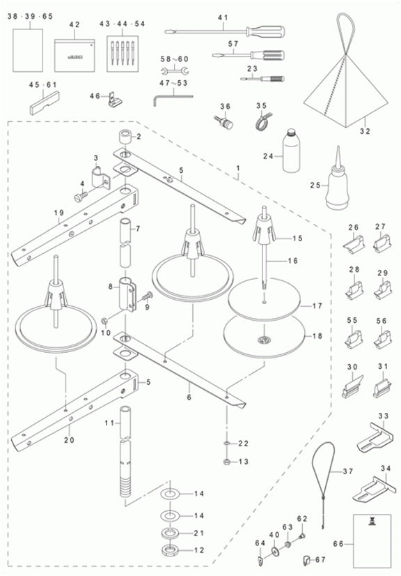 MEB-3200CS - 35. ACCESSORY PARTS COMPONENTS фото