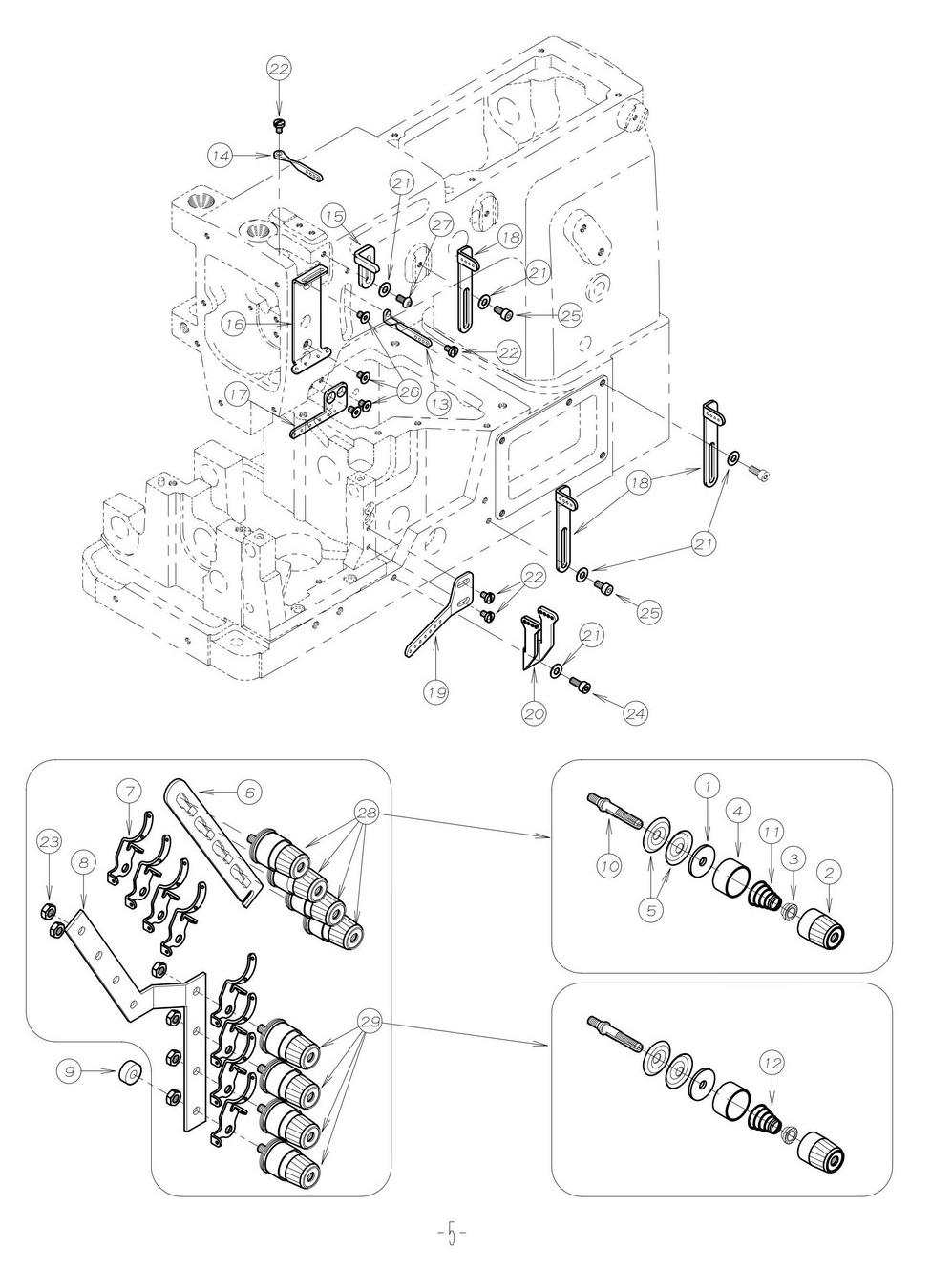 3 THREAD TENSION MECHANISM