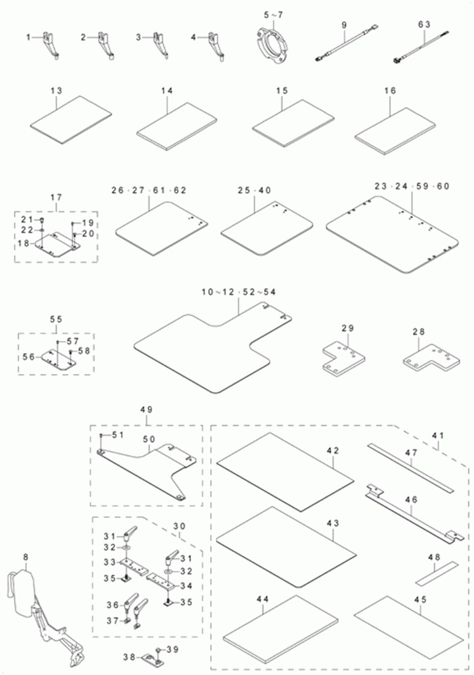 AMS-215D - 21.OPTIONAL PART COMPONENTS фото