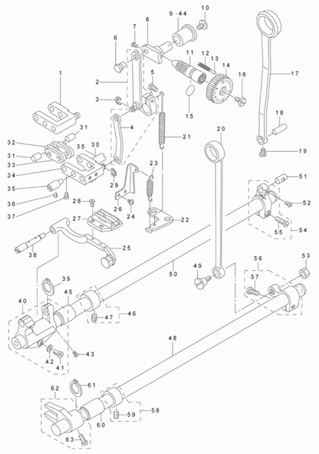 DLU-5490N - 5. FEED MECHANISM COMPONENTS