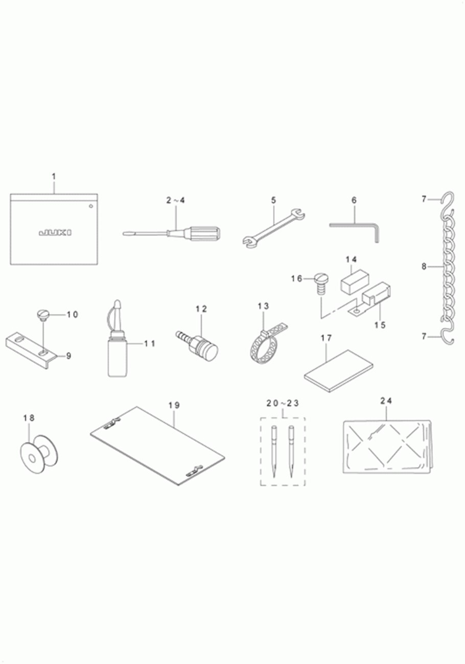 AMS-210D - 22.ACCESSORIE PART COMPONENTS фото