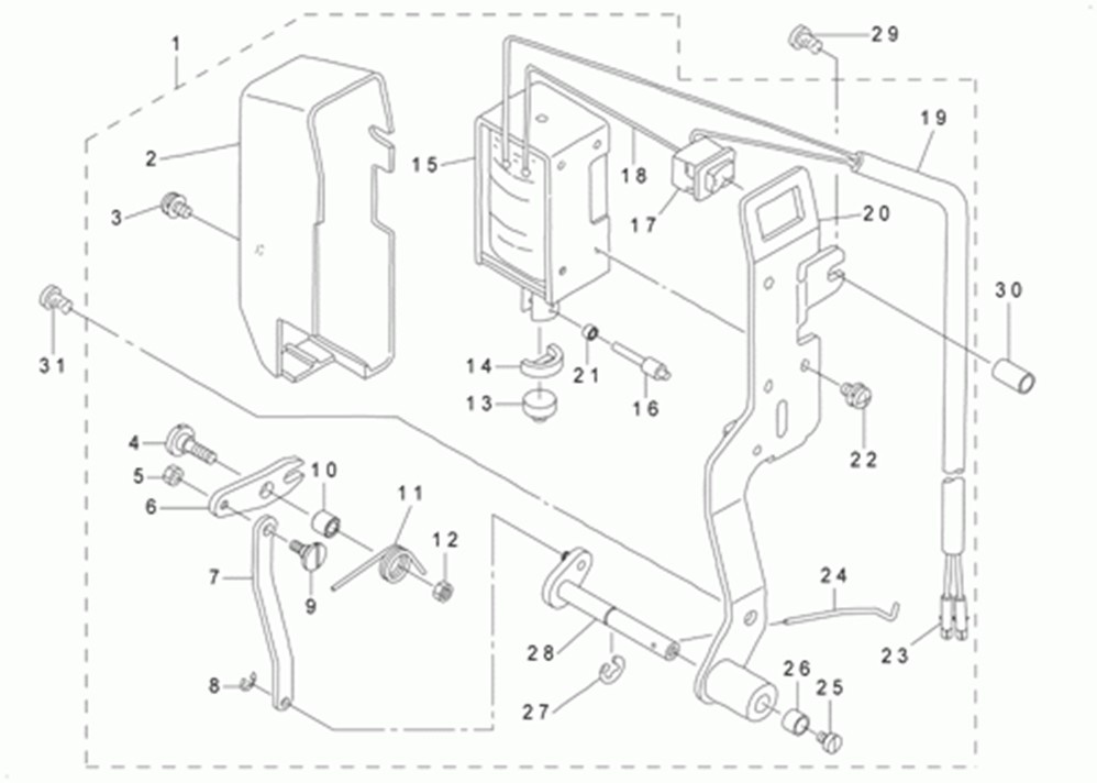 DLN-5410NJ-7 - 9. WIPER COMPONENTS фото