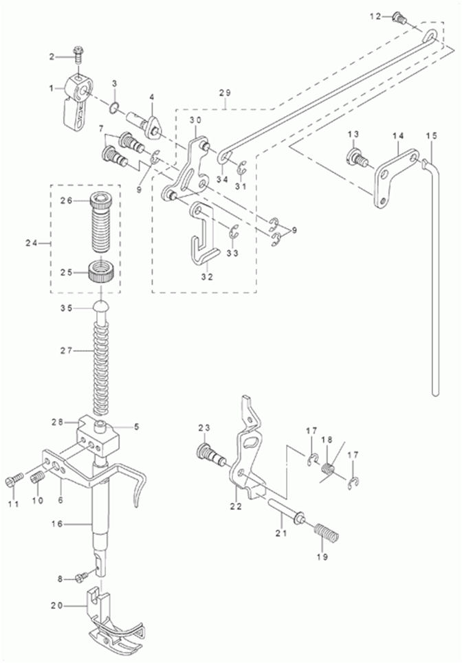 DDL-8700 - 4. HAND LIFTER COMPONENTS фото