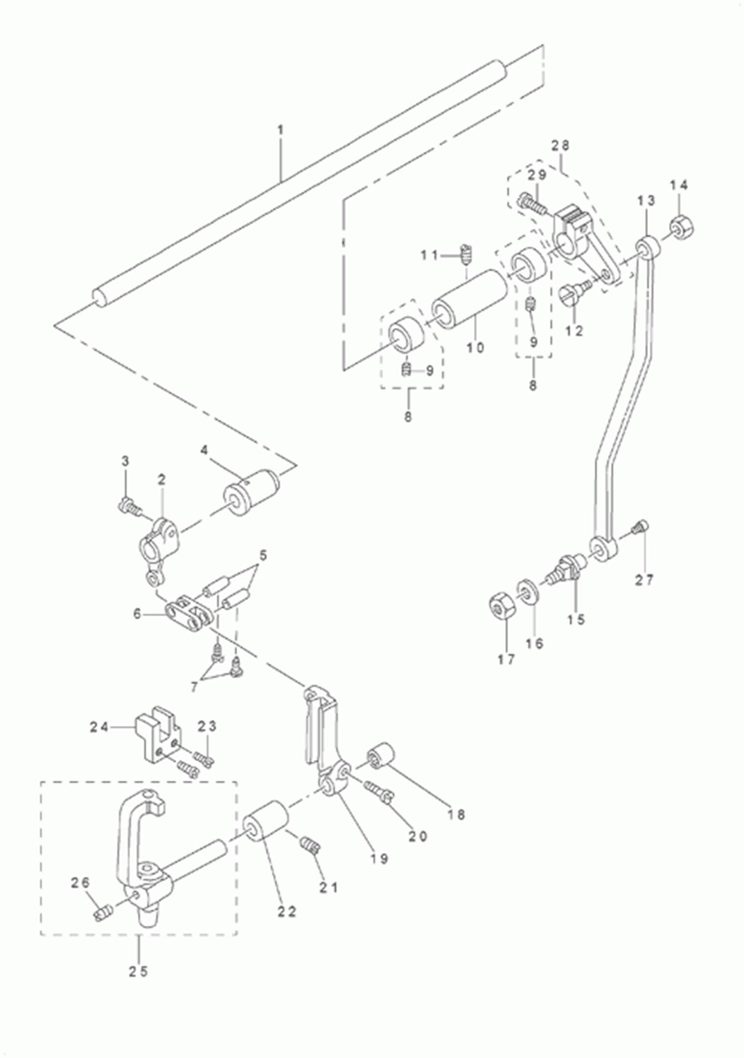 DMN-5420N-7 - 8.NEEDLE BAR FRAME COMPONENTS фото