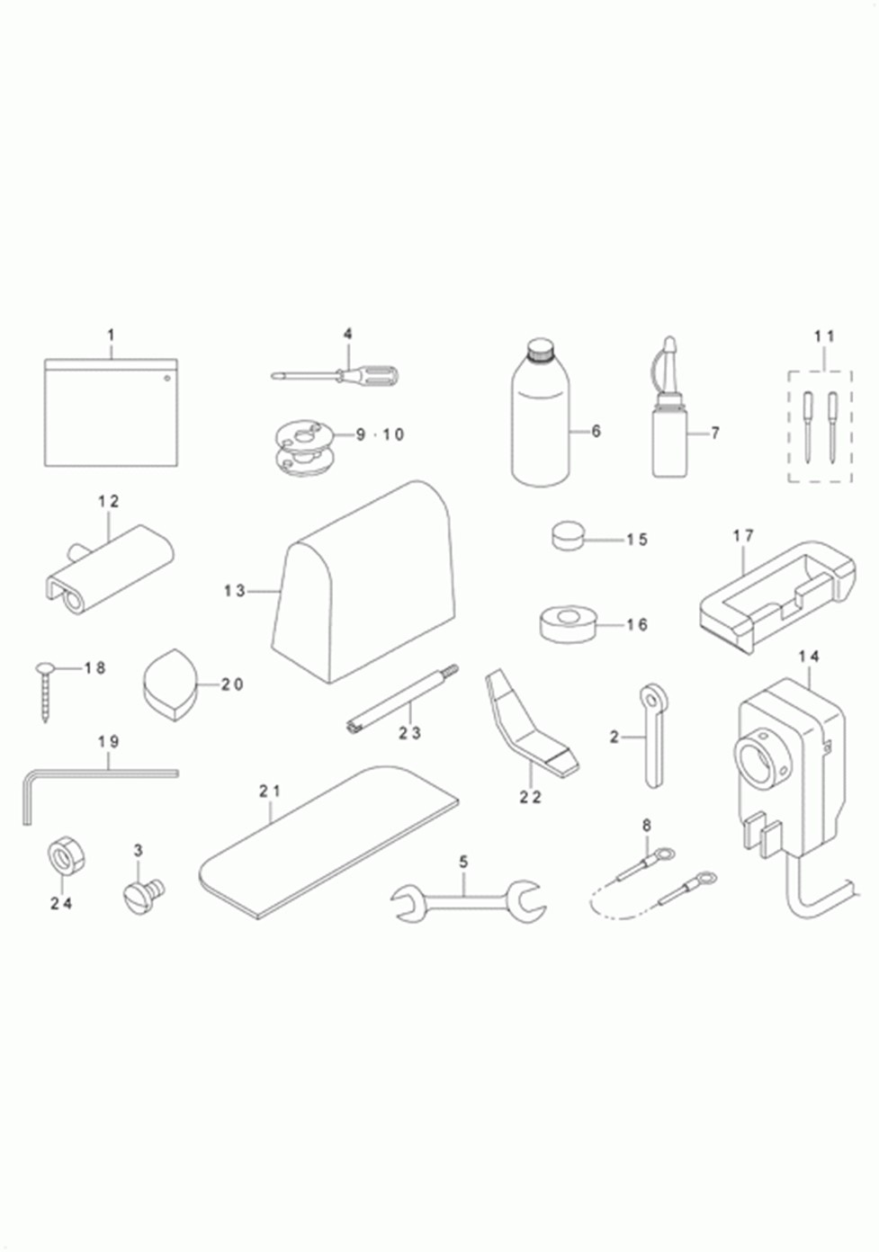 LU-1560 - 20.ACCESSORIES PARTS COMPONENTS фото