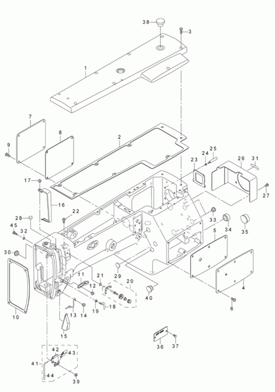 AVP-875A - 1. FRAME & MICELLANEOUS COVER COMPONENTS фото