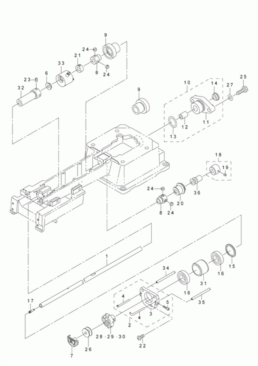 AVP-875A - 8. SHUTTLE DRIVER SHAFT COMPONENTS фото