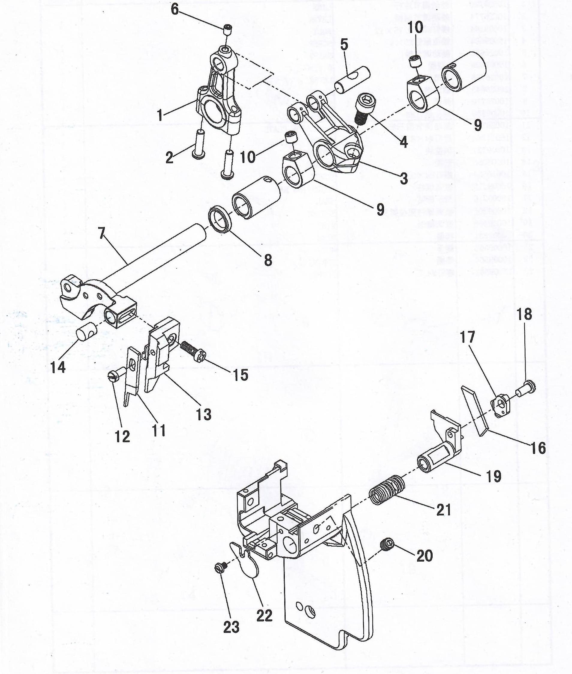 10 KNIFE DRIVE MECHANISM фото