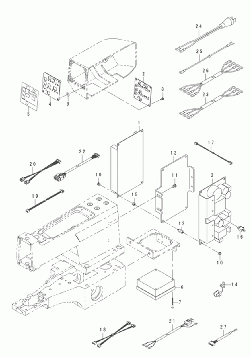 MB-1800ABR10 (с устройством для подачи пуговиц) - 8. TRANSMISSION COMPONENTS фото