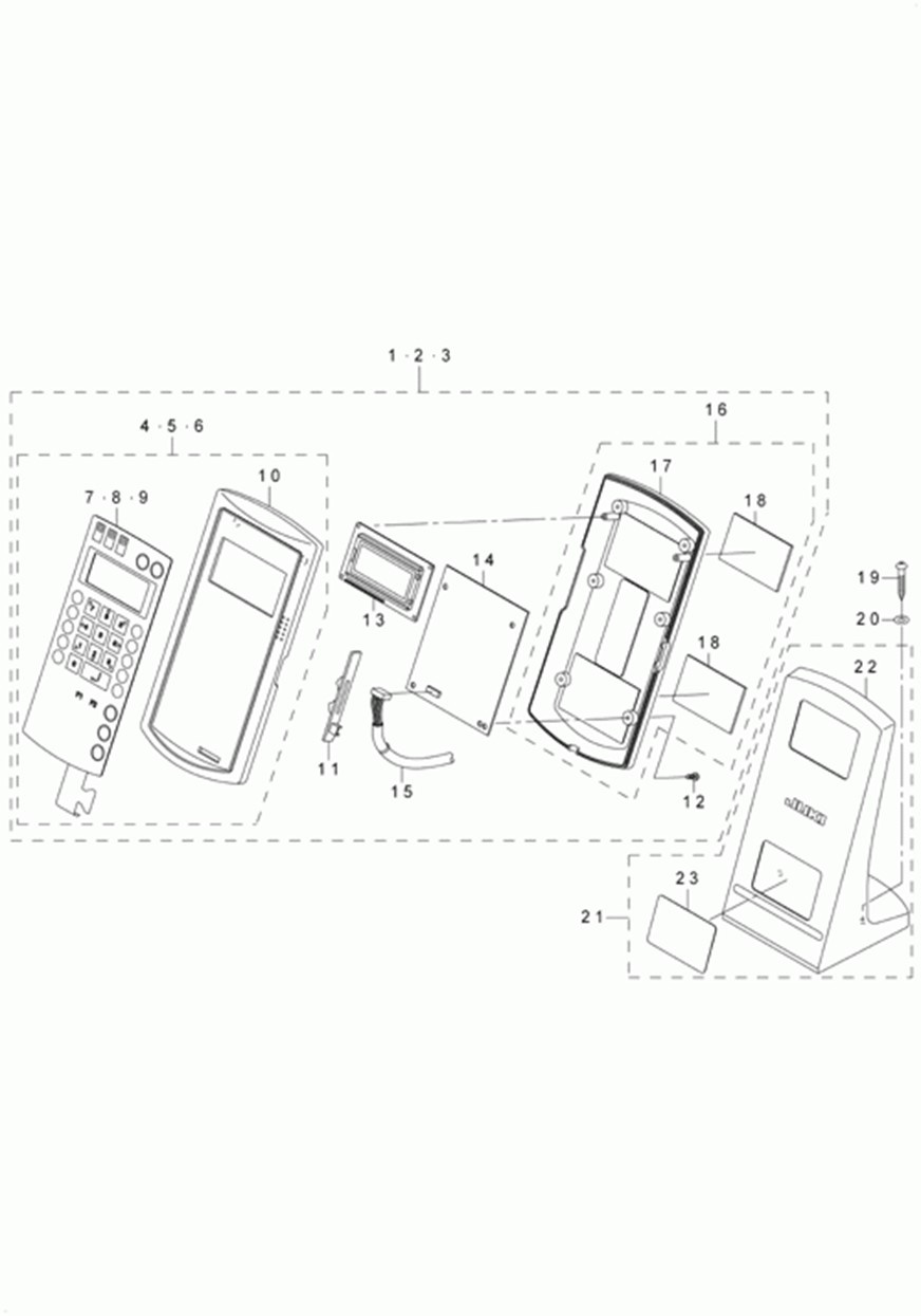 AMS-210D - 18.OPERATION BOX COMPONENTS фото