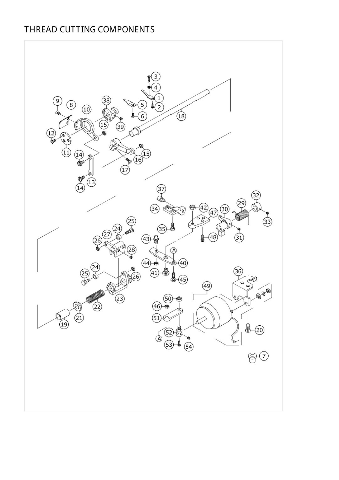 5 THREAD CUTTING COMPONENTS фото