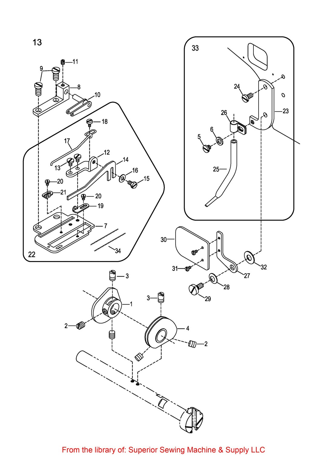 7 Top Cover & Looper Thread Handling