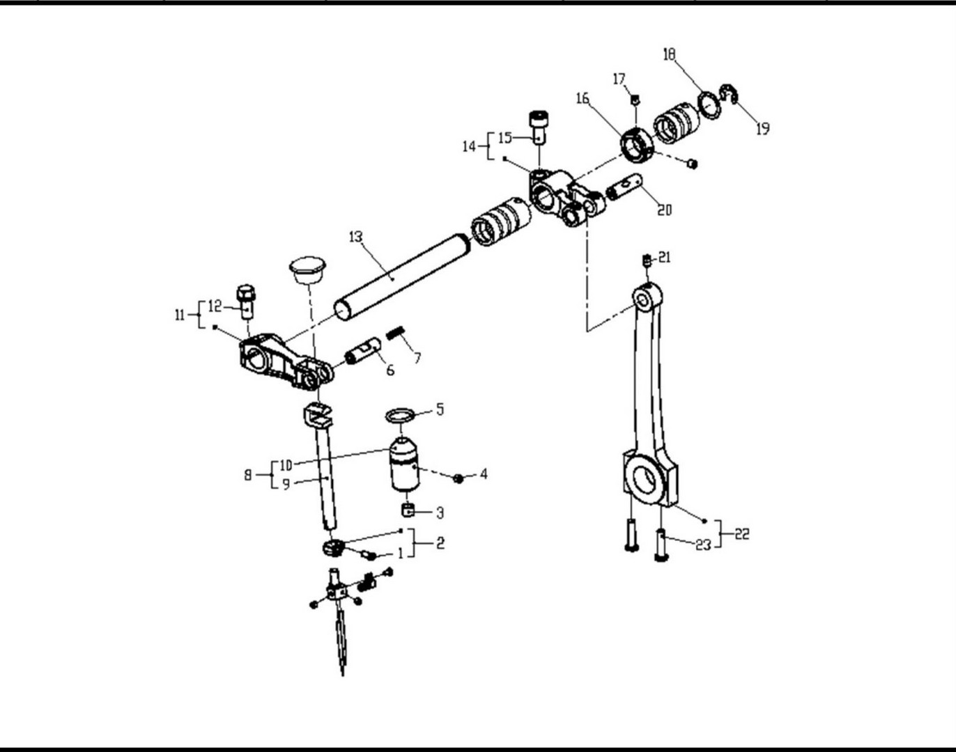 8 NEEDLE DRIVE MECHANISM