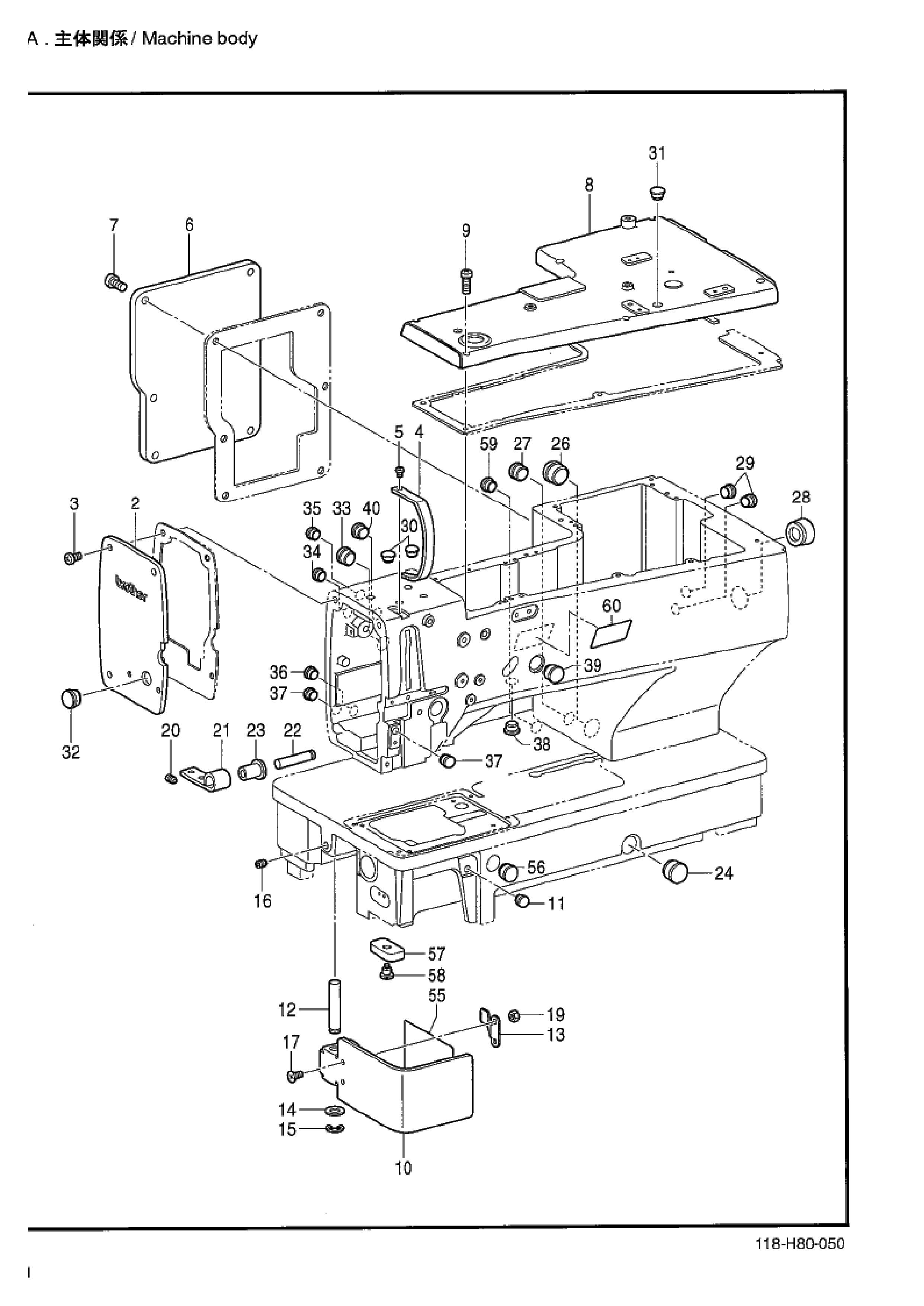 1 Machine body