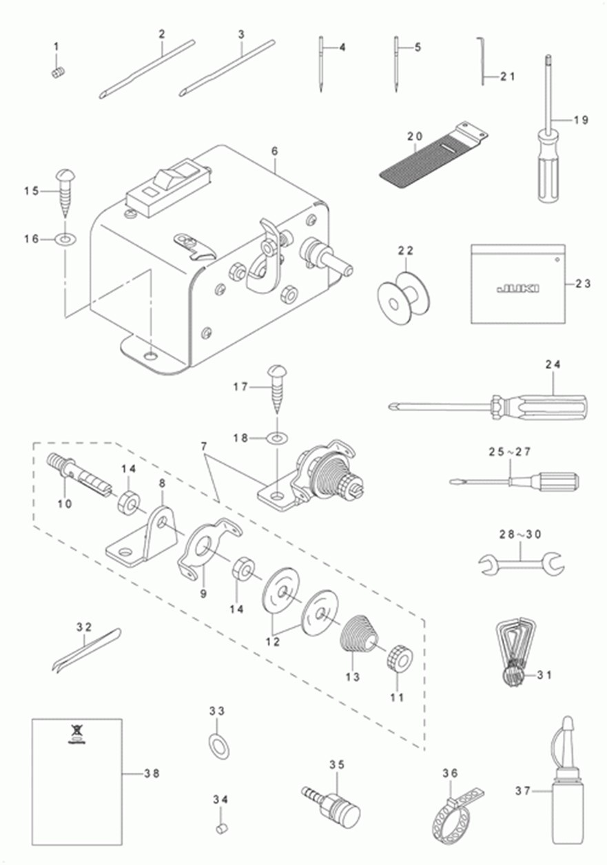 MOL-254 - 28. ACCESSORY PARTS COMPONENTS фото