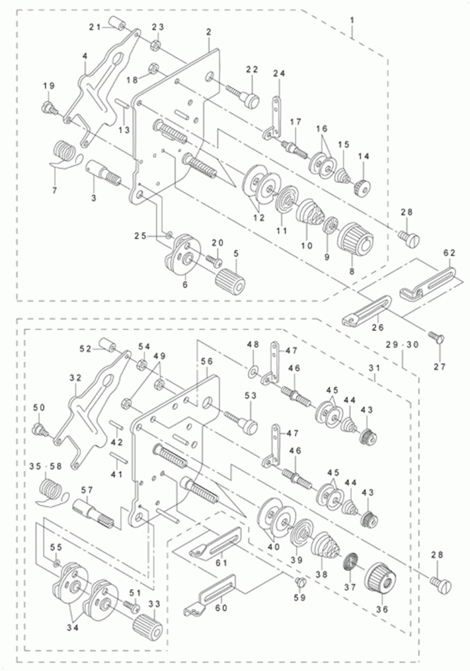 LU-2210N-7 - 12.THREAD TENSION COMPONENTS фото