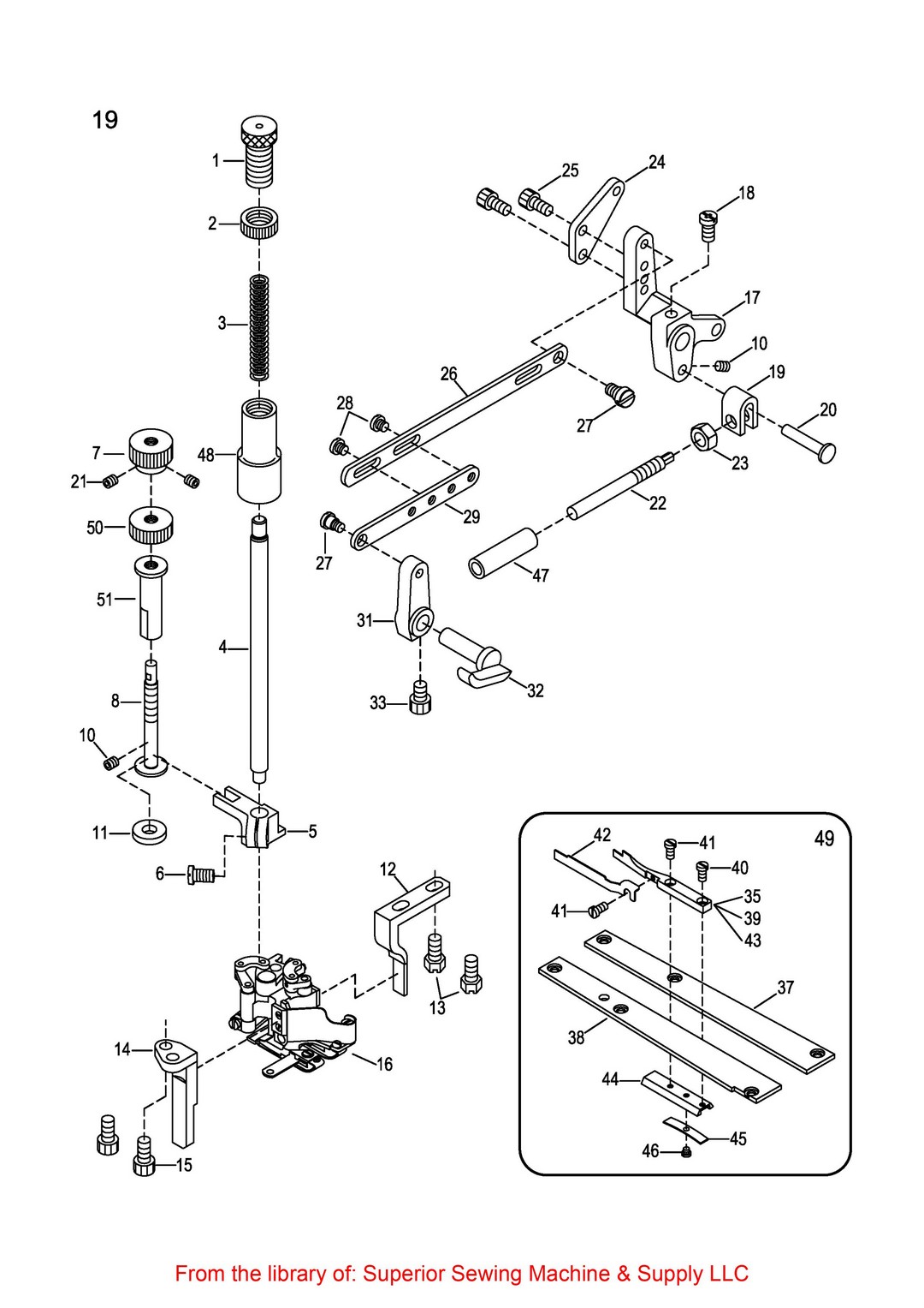 12 Presser Foot Driving Mechanism