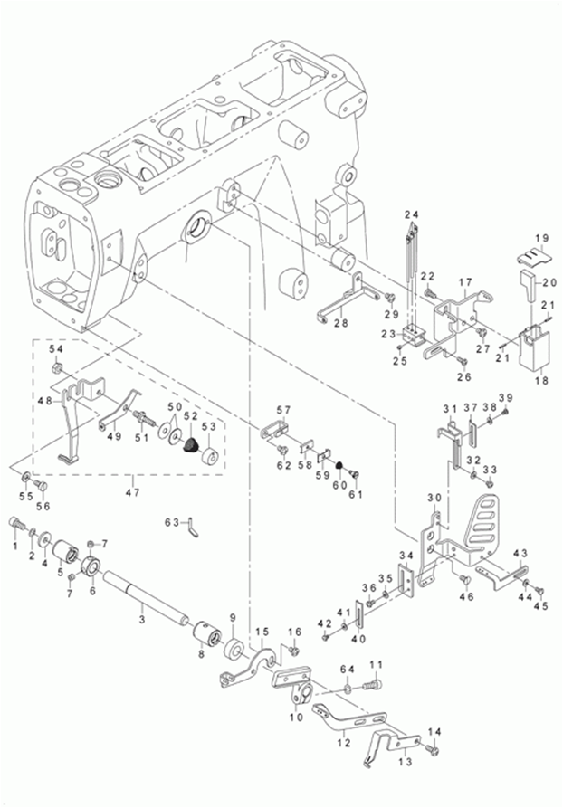 MF-7723 - 7. THREAD TAKE-UP LEVER COMPONENTS фото